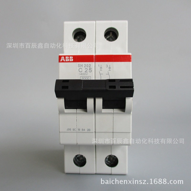 ABB空气开关SH202-C50小型断路器2PC50