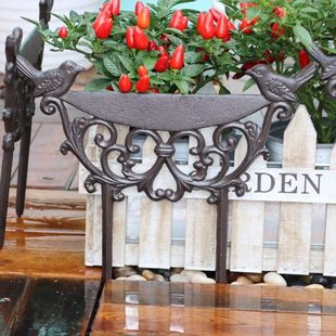 复古花园草坪铸铁栅栏护栏栏杆围栏篱笆栏栅装饰庭院围墙户外室外