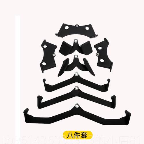高档V型D型拉背短长杆大门小飞鸟高位下低拉划船把手健龙架身器材