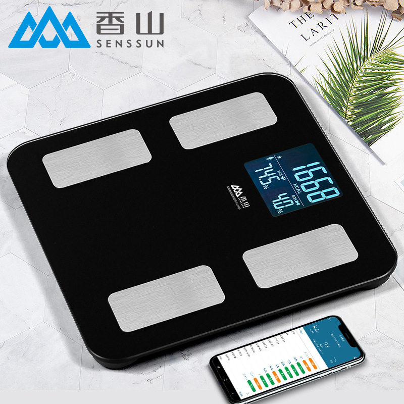香山电子秤体重秤家用体脂称智能测脂肪小型人体秤IF1160A