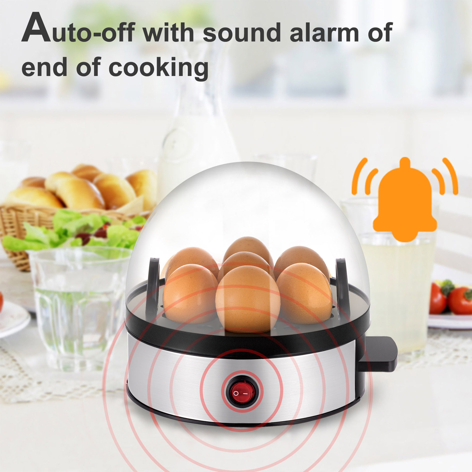 Sonifer不锈钢迷你家用煮蛋器