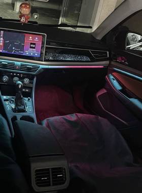 1-25款大众宝专用8氛围灯车64色动态光影内氛KPJ来围灯车载氛围灯