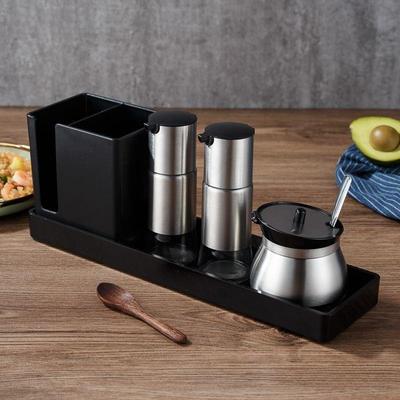 勺套UXL筷商托盘商餐用餐厅专用醋瓶装商用爆款调料罐桌面醋壶用