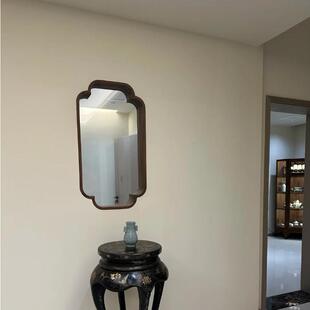 实木复古小轩窗宋式美学VTD新茶墙面装中式客厅屏室风入户玄饰关