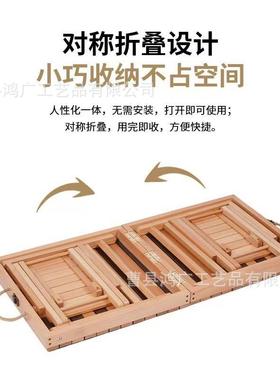 木质户外餐野折桌椅套装露营桌子一叠烧IXN桌两凳组合便携式野餐