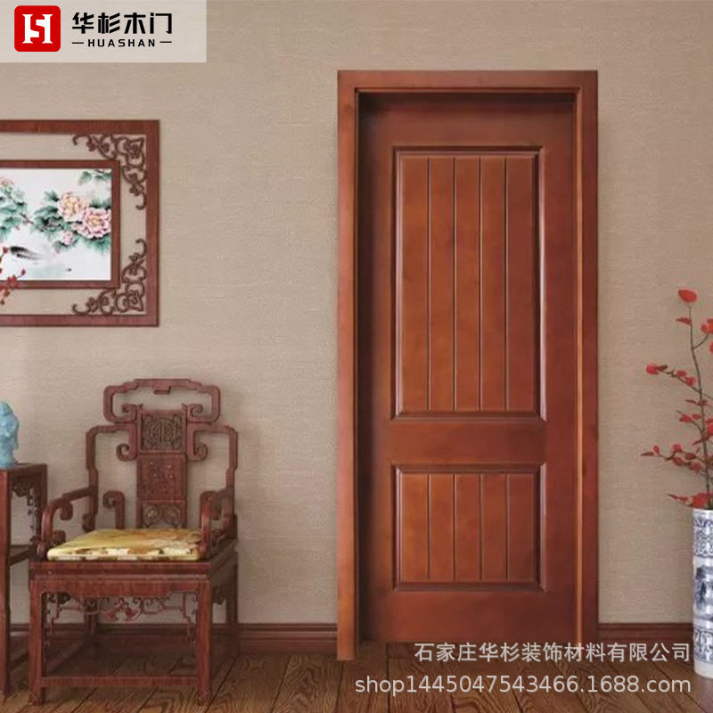 实木复合烤漆套装酒店卧室房间办公平开门学校工程回迁安置房木门