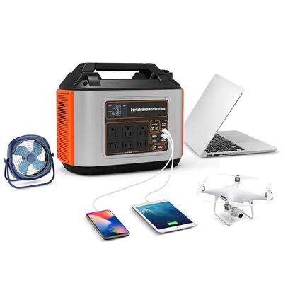 携式储能电源美日规500NPPW大容4便6Wh正弦波户外电源LED8量移动