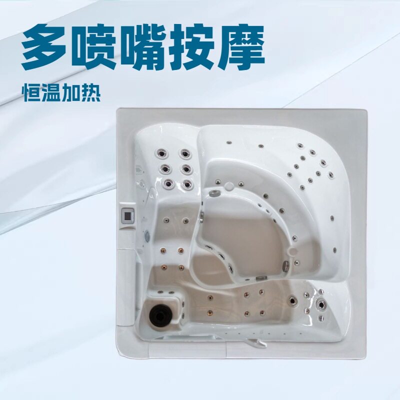 户外全亚克力电动按摩SPA泳池