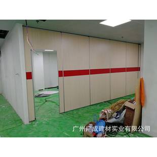 宴会舞蹈室移动屏风折叠拉防潮板推屏风高隔断旋转厅隔活NET动断