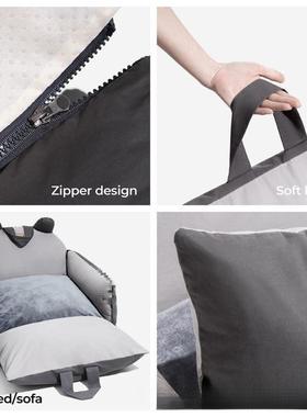 跨境可拆洗狗窝猫窝汽ENW车宠坐车垫狗狗睡觉外物出物载宠窝