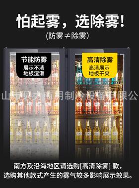 厂家直供风冷冷无HEO霜网红啤酒柜酒保利吧便店饮料鲜冰柜藏展示
