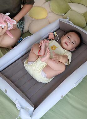 新气品充气床儿XDU婴车载床儿童植旅行床户外野营充垫可延长绒充