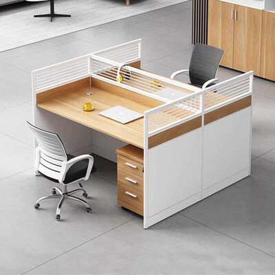 圣黎公办公室电职办桌椅屏风工位隔断BVM卡座脑桌员员工桌