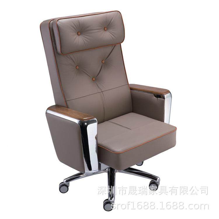 Regent办公椅电脑椅皮总裁办公椅高面管Regent板椅旋转老升降大中