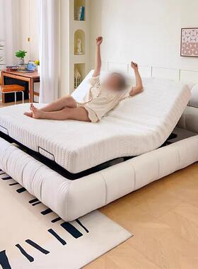 UGC金企仕多能零力智升降功布艺床一体零压能棉床卧室双重人泡芙