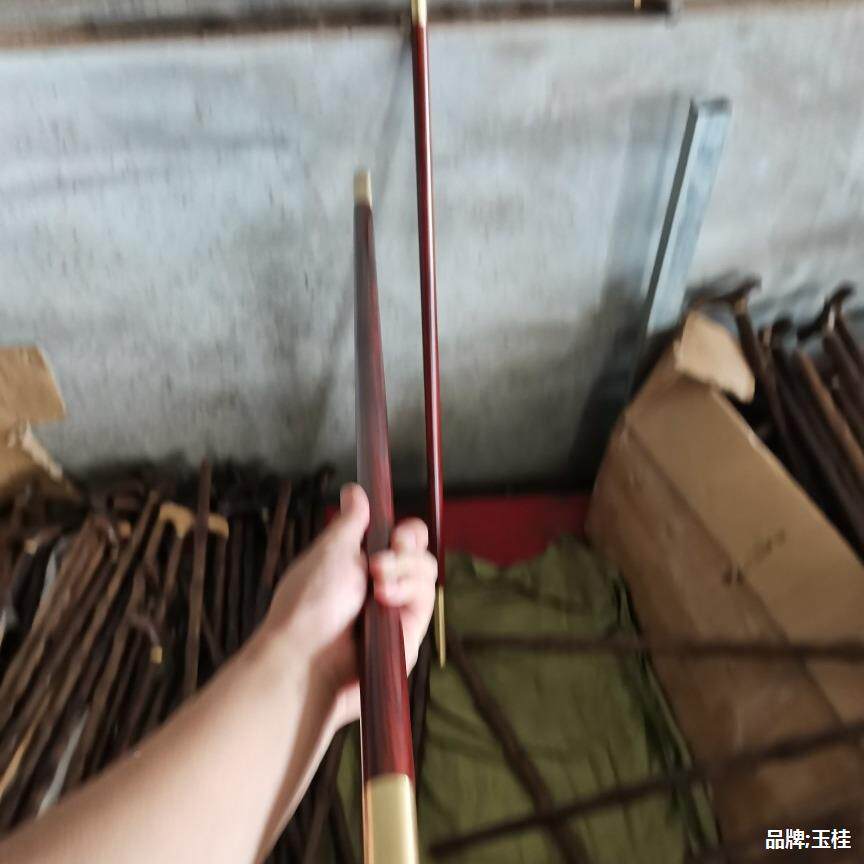 紫檀紫木武术棍子金棒高密檀木质1.2米DKP健箍身棍度厂家直供