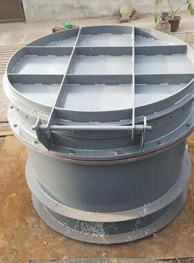 铁拍门ND500圆法兰拍门铸止水拍门潮门耐腐水闸门699恒昌水利