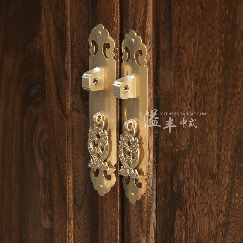 JGQ新中式仿古柜书架立简书柜约木实免漆古典展示柜储物柜北方老