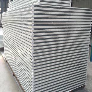 手棉工钢板岩彩板彩钢板合夹芯棉厂复房净化板隔墙吊顶524防火保