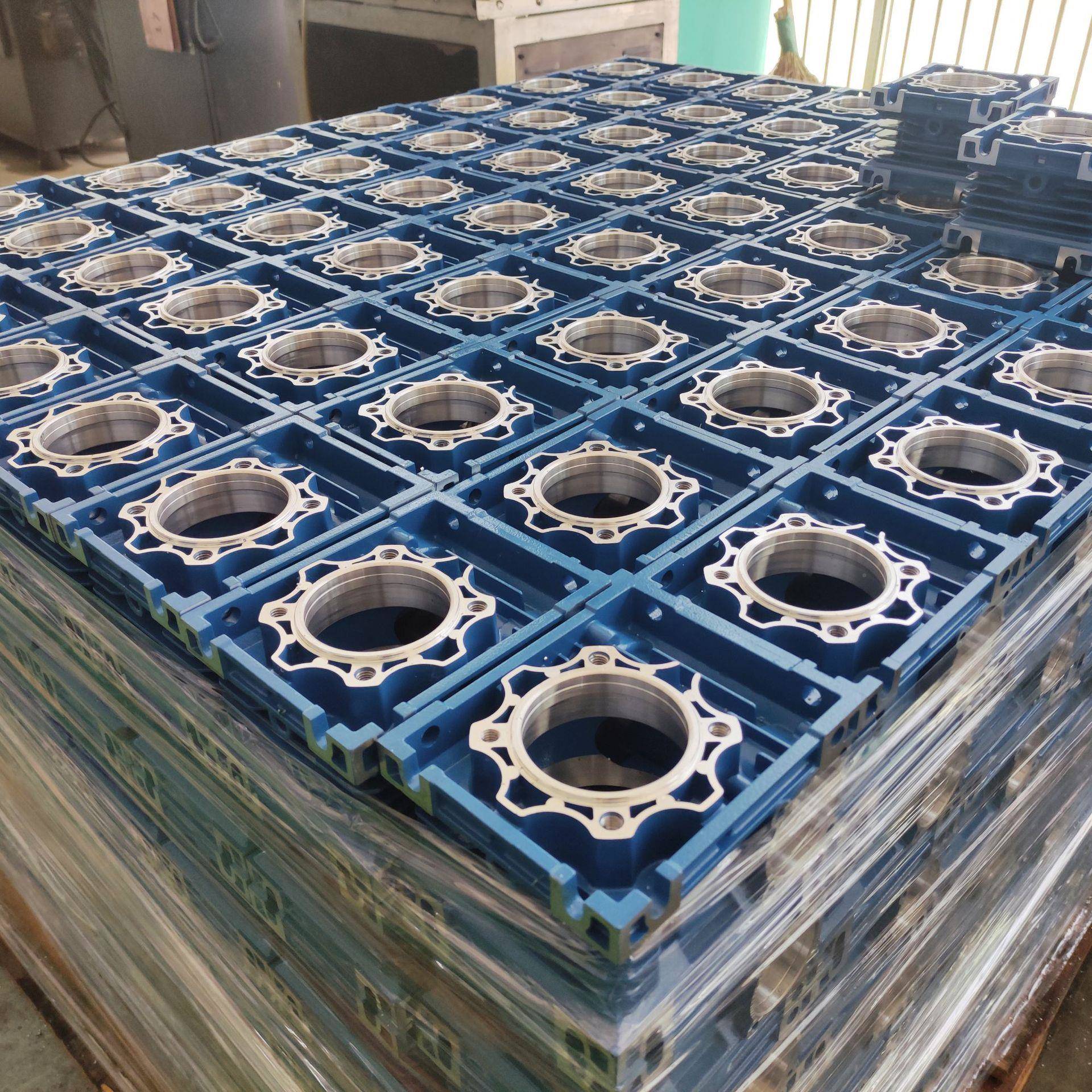 硬NMRV50铝合金减机9NMRV铝合涡0轮蜗杆调速速电机一体斜齿轮齿面