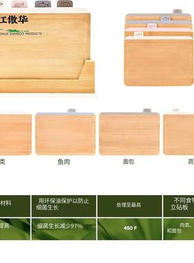 菜生熟分板开小巧家用砧类板案板厨房菜吧四件食套物ZHT20251分切