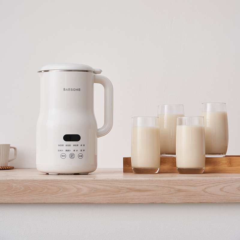 朋森破壁豆浆机1L大容量家用迷你多功能低噪音免滤五谷早餐料理机