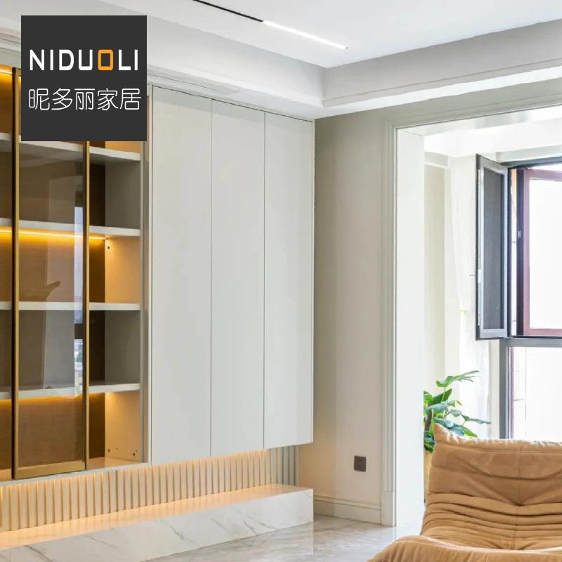 全屋定 制柜厂家水性科天实木衣柜整体餐边柜家具柜子定 做柜门