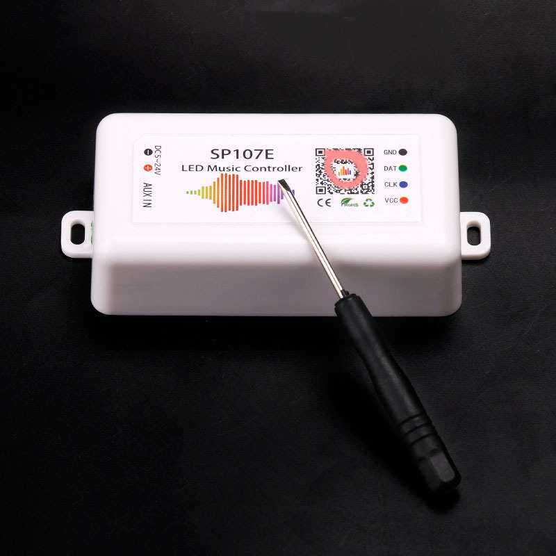 SP107E蓝牙音乐幻彩控制器 手机APP智能控制 LED灯带灯条调光器