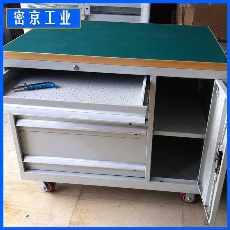 维修工具车厂家手推车车间用带滑轮网式零件车汽保车南京工具柜