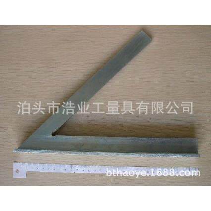 碳钢平口带座45度角尺 DIN875标准 1级2级 200x130 内外角偏差