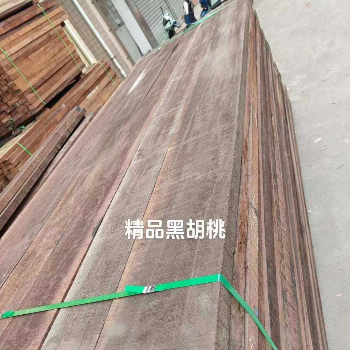 胡桃木板材北美黑胡桃木料木材家装线条实木木板木方衣柜隔板木板