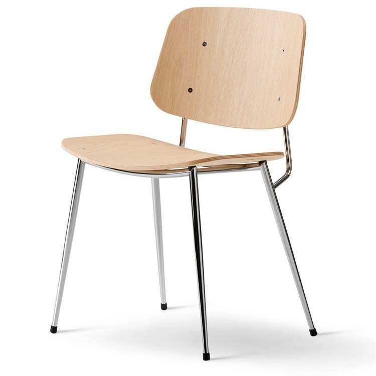 包邮soborg chair 丹麦设计师复古铁艺创意餐厅家用客厅ins椅子