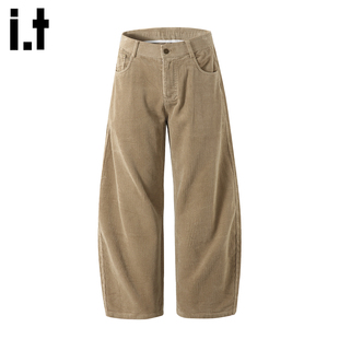 灯芯绒宽松休闲裤 FIVECM美式 男款 2026春季 百搭阔腿直筒裤 5cm