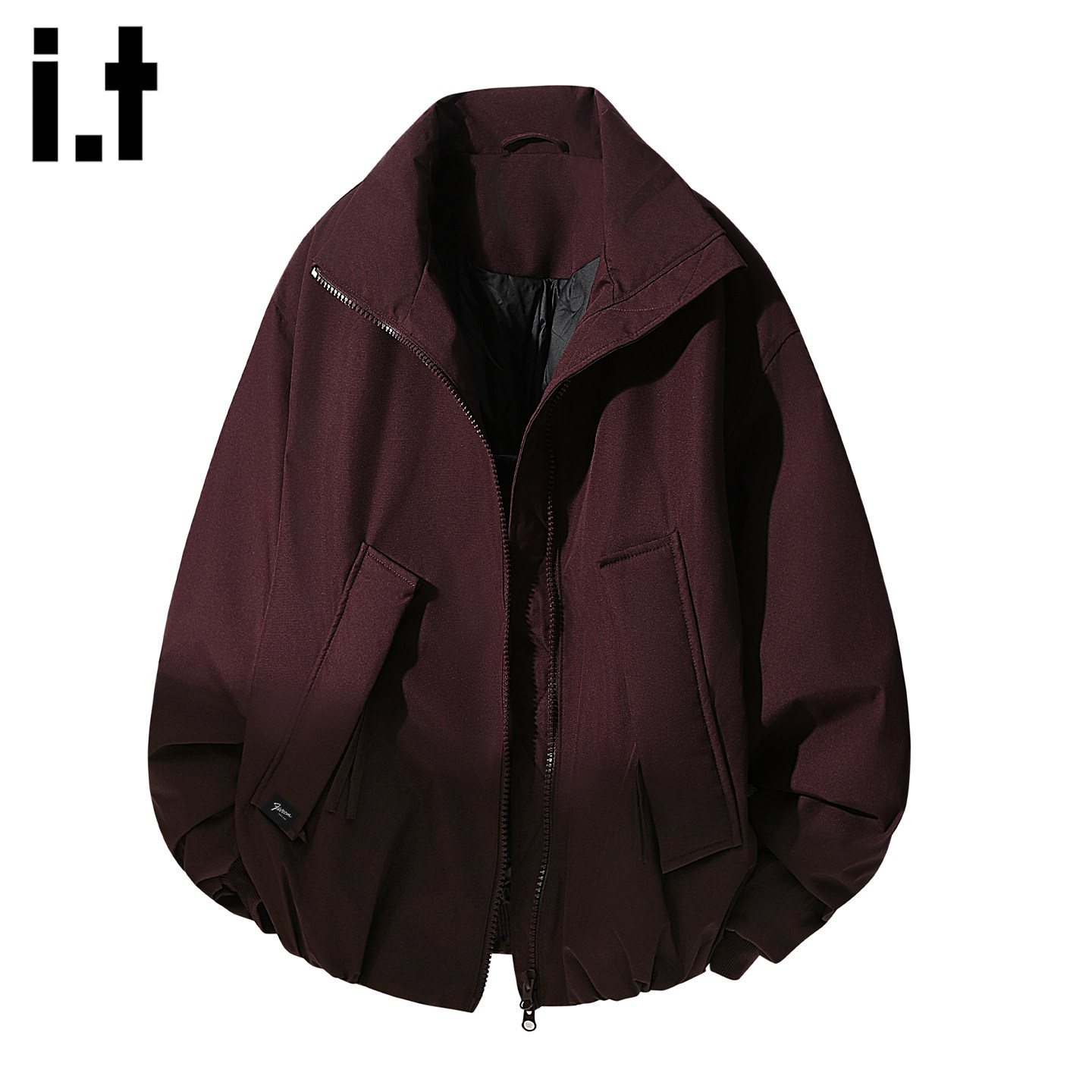 it5cm冬季保暖白鸭绒羽绒服男