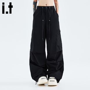 速干工装 裤 休闲纯棉阔腿裤 长裤 FIVECM伞兵裤 男女2026夏季 5cm