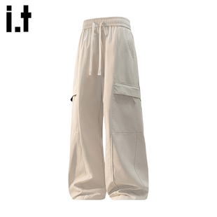 it：fivecm美式解构工装休闲裤男款2026春季新款宽松百搭冲锋裤男