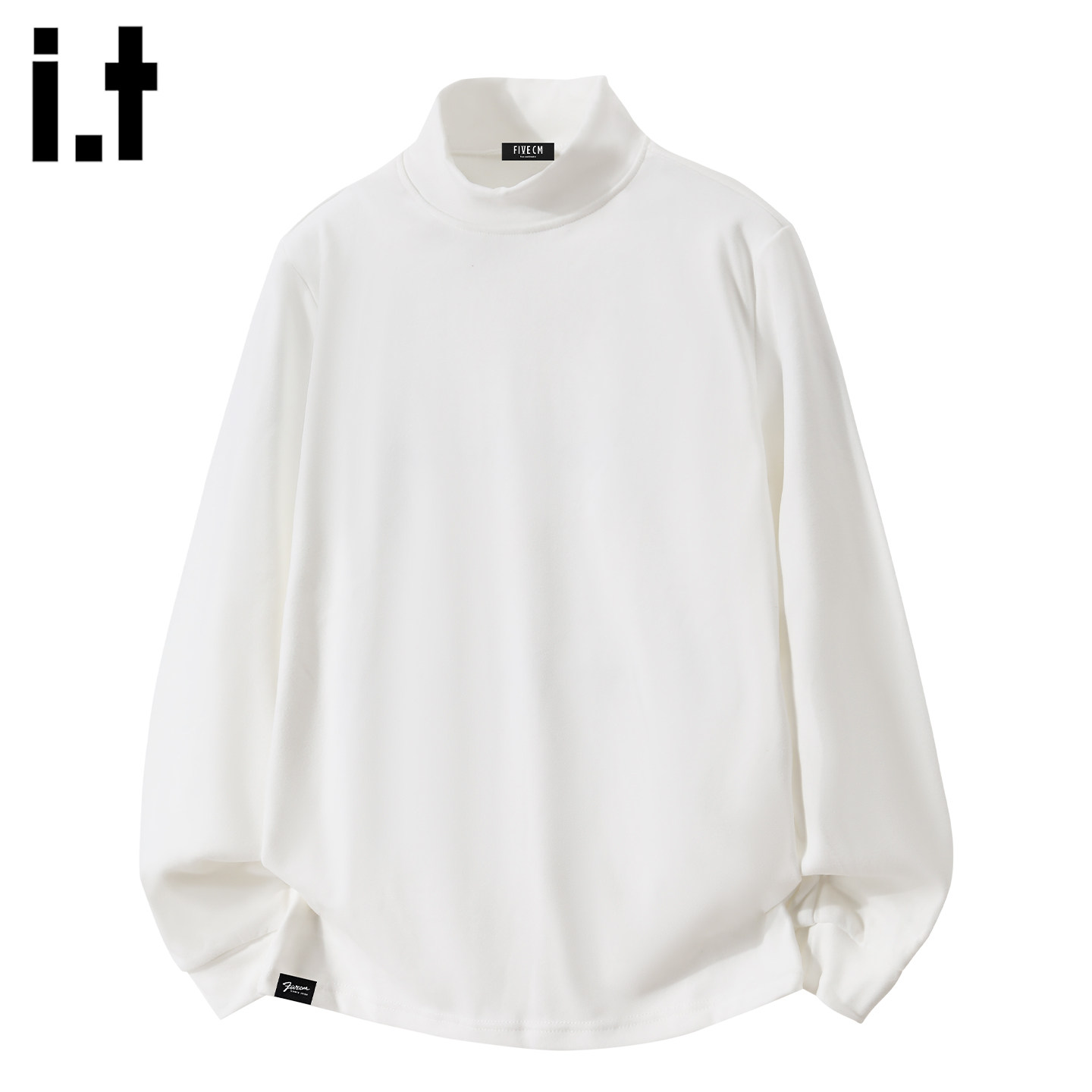 it：fivecm半高领德绒打底衫长袖