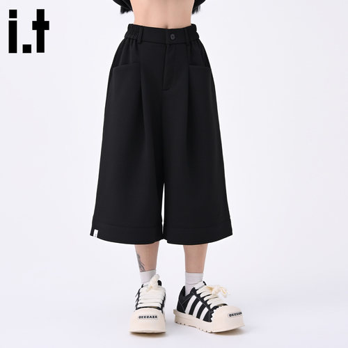 it5cm/FIVECM夏季宽松直筒短裤