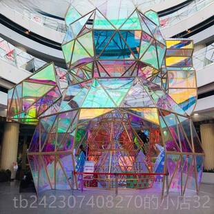 正品亚克力美陈DP点造大型圣诞题树装饰型商业广场售楼门头厅主摆