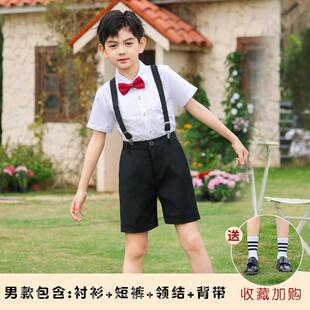 正品国学庆儿合童演出服女童舞蓬蓬裙幼儿园歌唱礼服蹈小生唱表演