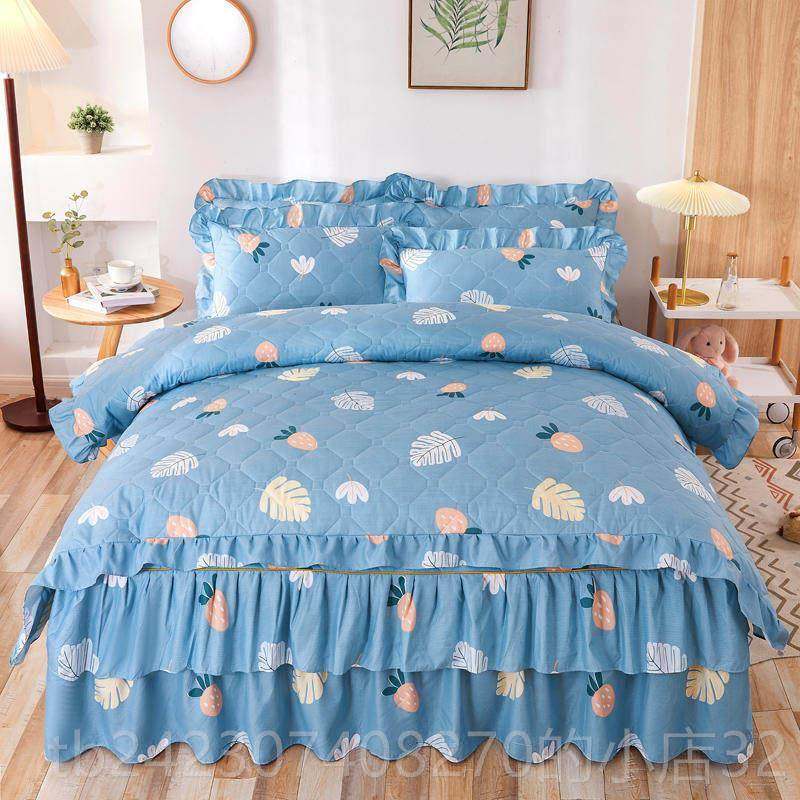 正品庆夹棉毛巾绣床裙四件套结纯婚喜婚庆大红棉全棉床被套床上用,床上用品,婚庆床品套件,淘宝优惠券,粉丝福利购,淘宝优惠卷