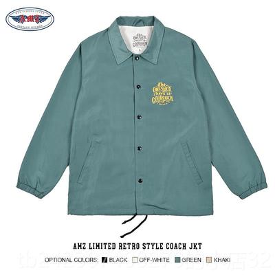 正品AMZ日式复古摩闲托车男车骑行机服休夹克四季防风骑士女防外