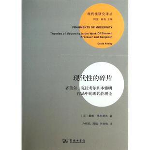 正版新书 现代的碎片：齐美尔、拉考尔和本雅明作品中的现代理论 9787100095525 商务印书馆