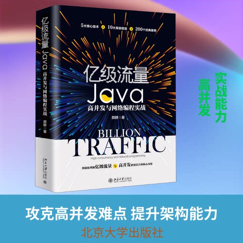 正版新书 亿级流量Java高并发与网络编程实战 颜群 著 北京大学出版社
