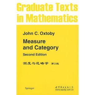 正版新书 测度与范畴学（英文版） 9787510004391 世界图书出版公司