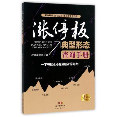 正版图书 涨停板典型形态查询手册/一看就明白系列丛书 淘金客 广东经济出版社