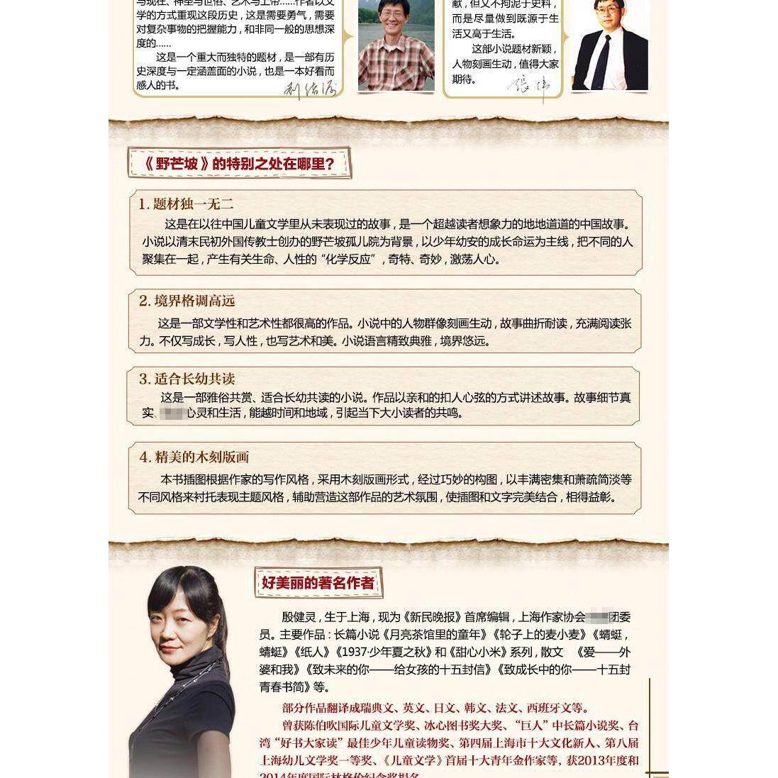 正版图书 野芒坡 殷健灵 著 天天出版社