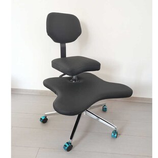 猴凳盘腿椅子坐没坐相凳子可盘腿电脑办公座椅跪姿倒坐懒人带靠背