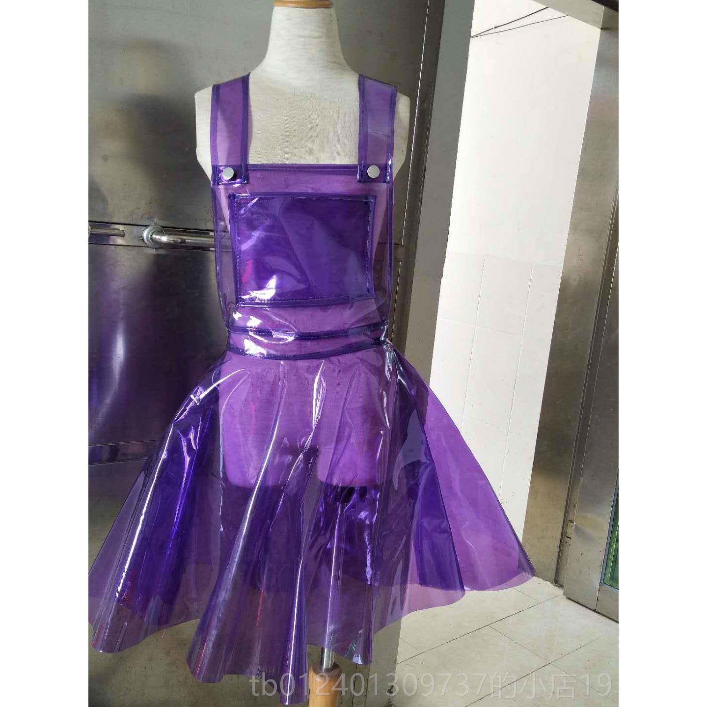 高档裙夜领舞舞店台酒D吧J女歌手爵士舞大摆荧光糖果色性感连衣演