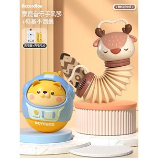 高档婴儿宝蒙仿真乐手宝风琴儿童玩具小孩幼儿启音乐器手拉琴女孩